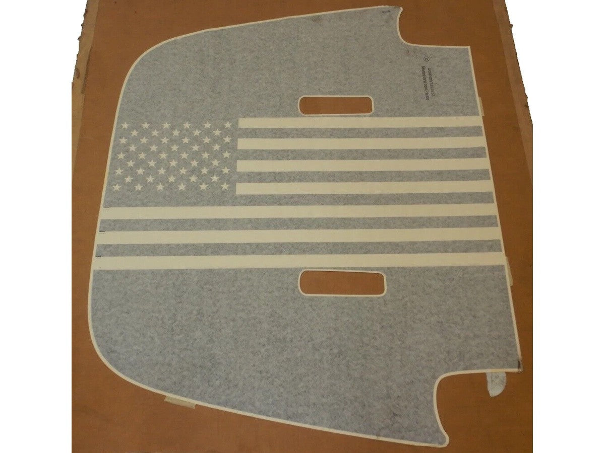 American Flag Hood Graphic