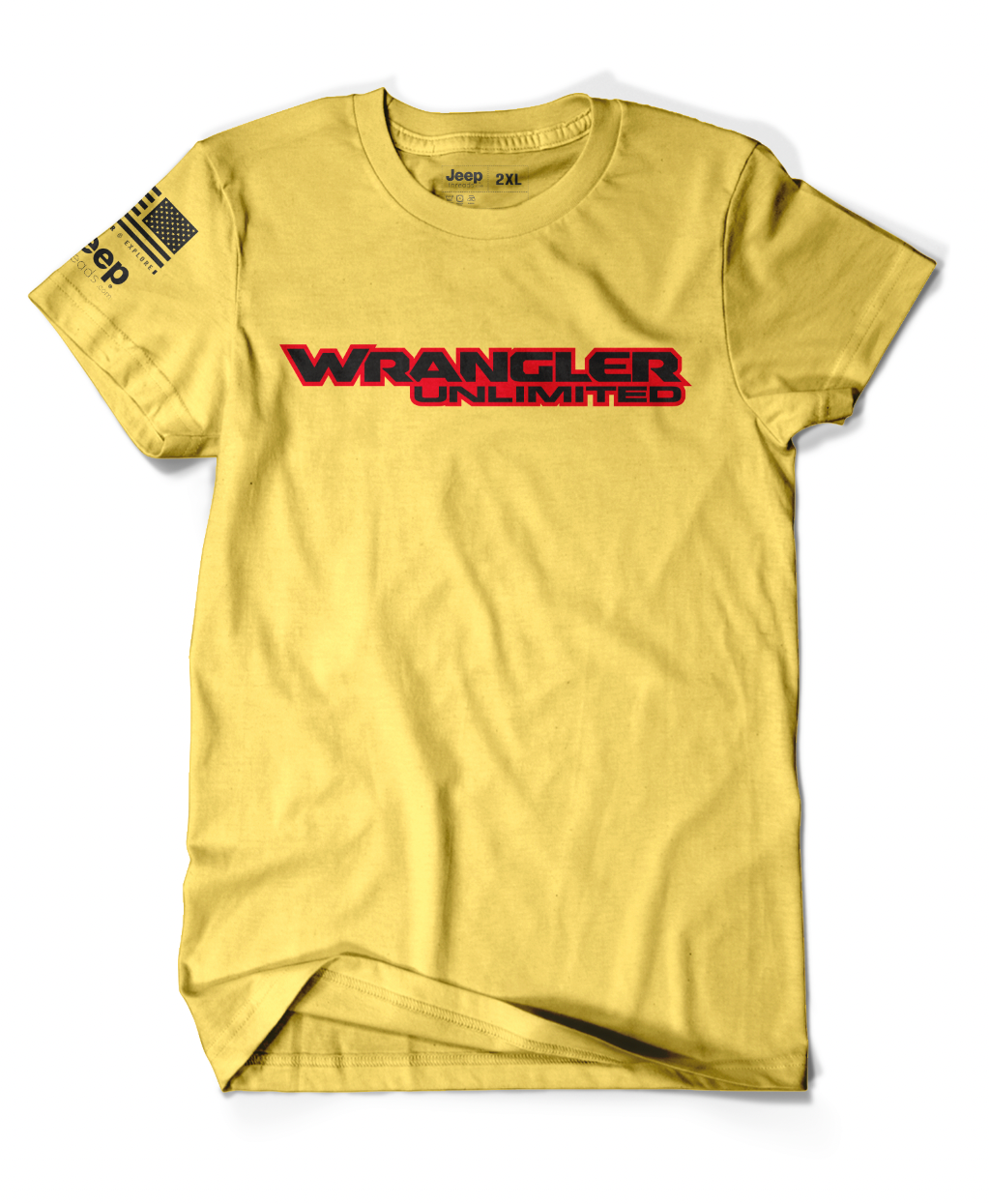 ◆Wrangler◆ Guitar Tour TShirt Yellow Jeep Threads Yellow Wrangler T-Shirt: Shop Today!