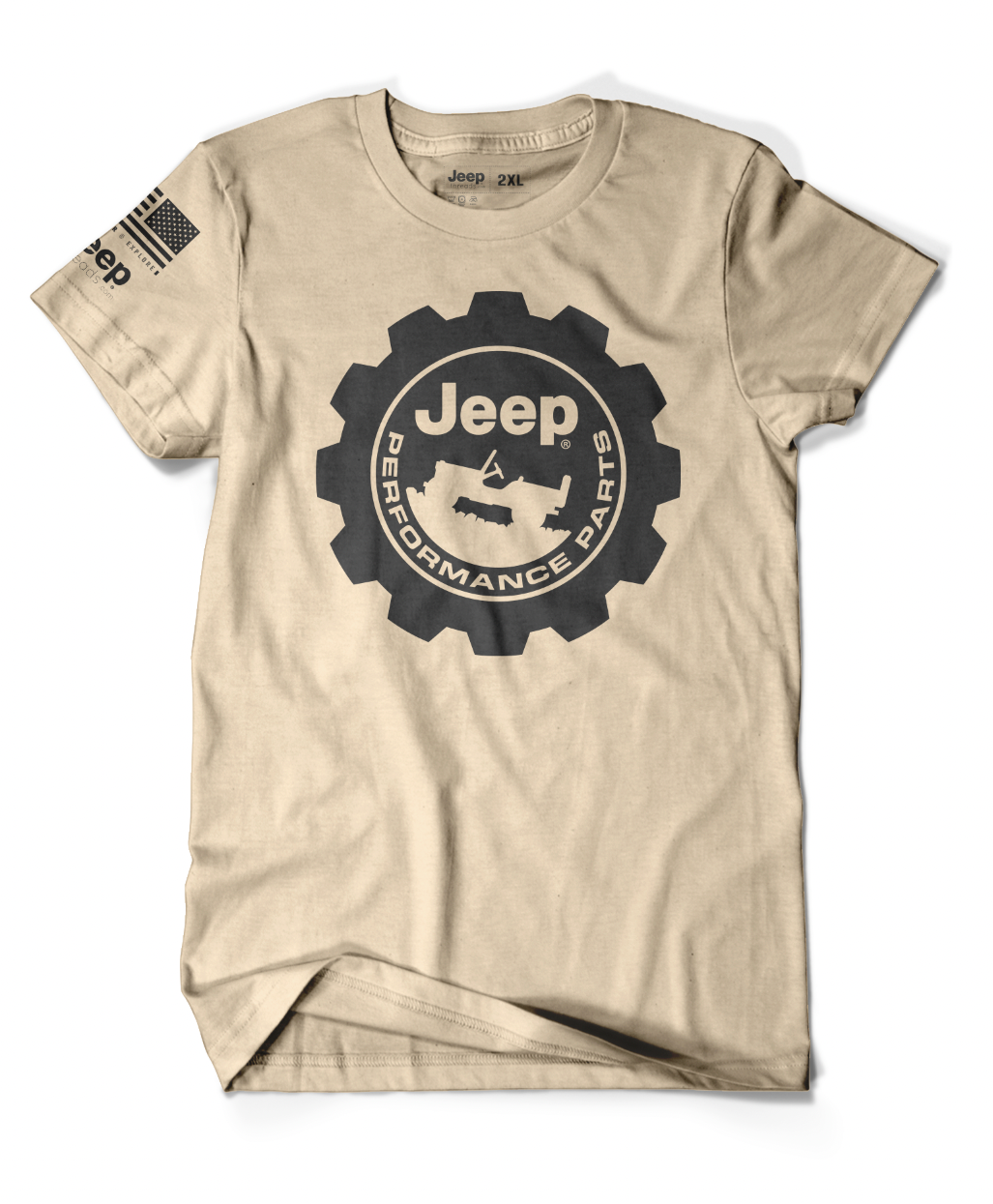 Tan Jeep Performance Parts T-Shirt