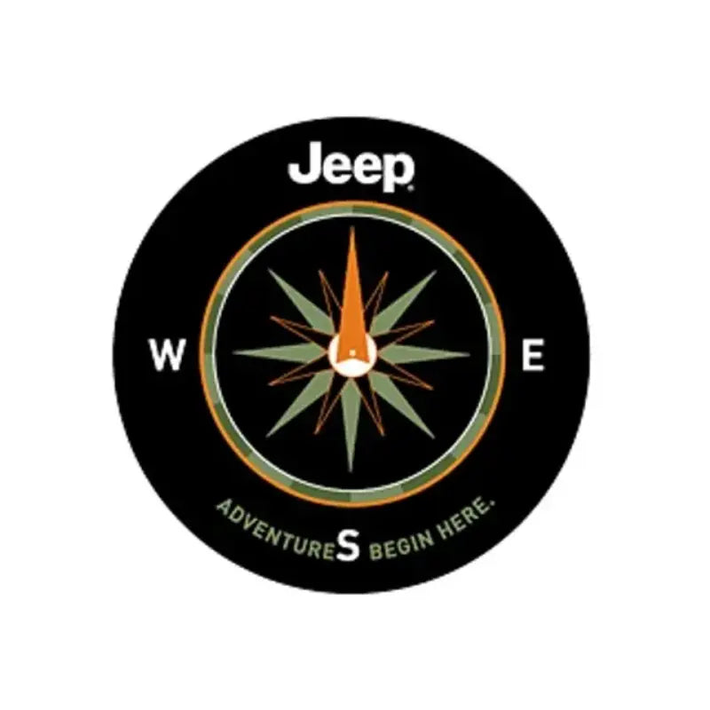 Mopar 82210883AB Adventure Begins Here Compass Tire Cover