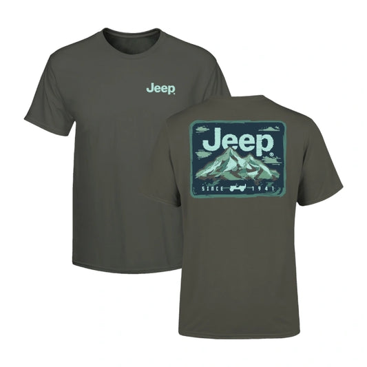 Unisex Hand-Drawn Mountain T-Shirt
