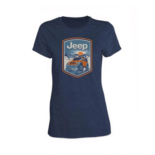 Ladies Jeep Explore Badge T-Shirt