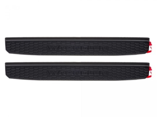 Door Sill Gaurds - Black Plastic- Two Door