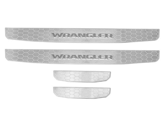 Door Sill Gaurds - Stainless Steel - Four Door