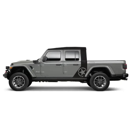 Mopar 82215598 Army Star Logo Body Graphic – Low Gloss Black