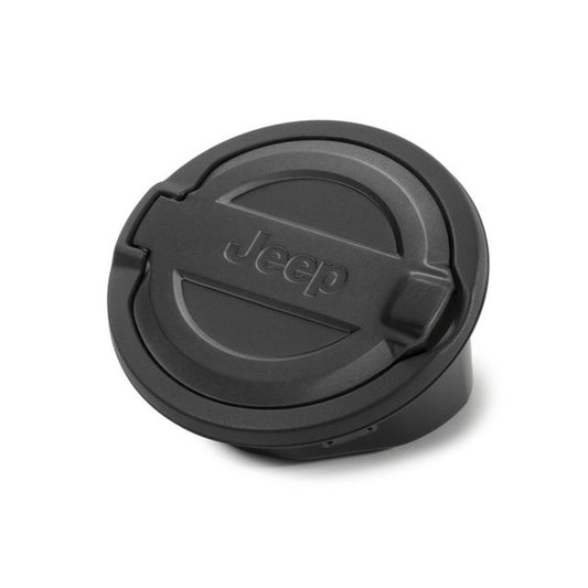 Mopar 82215123AB Black Cast Aluminum Fuel Door