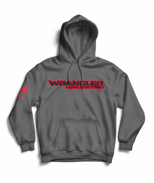 Charcoal Gray Wrangler Unlimited Hoodie