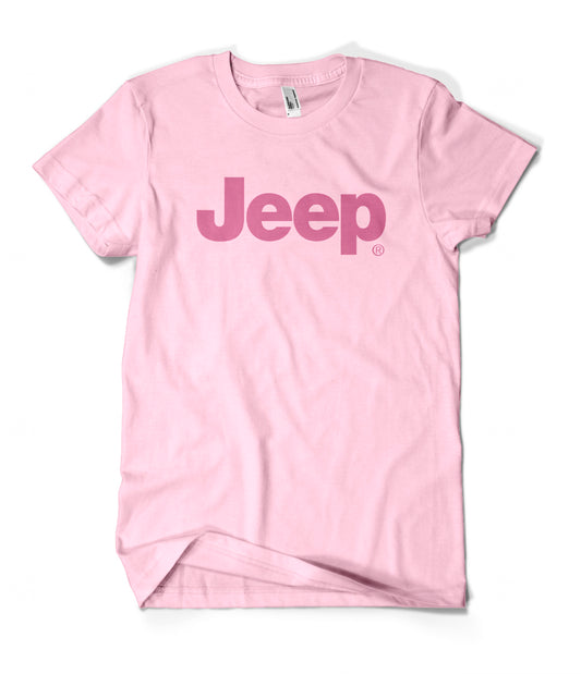 Ladies Light Pink Jeep "There's Only One" T-Shirt