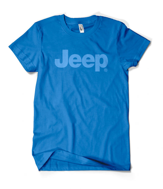 Ladies Royal Blue Jeep "There's Only One"  T-Shirt