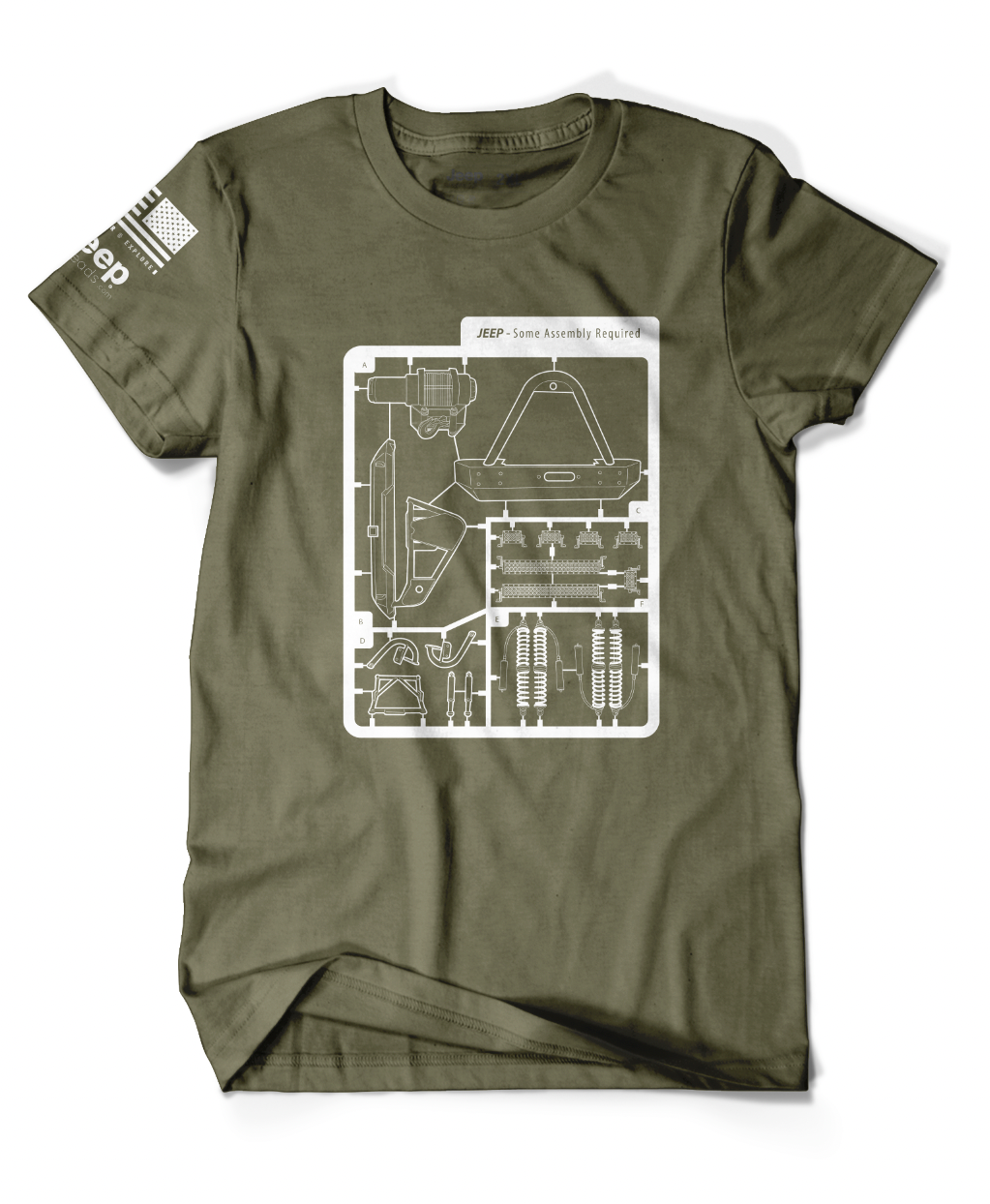 Army Green Some Assembly Required T-Shirt