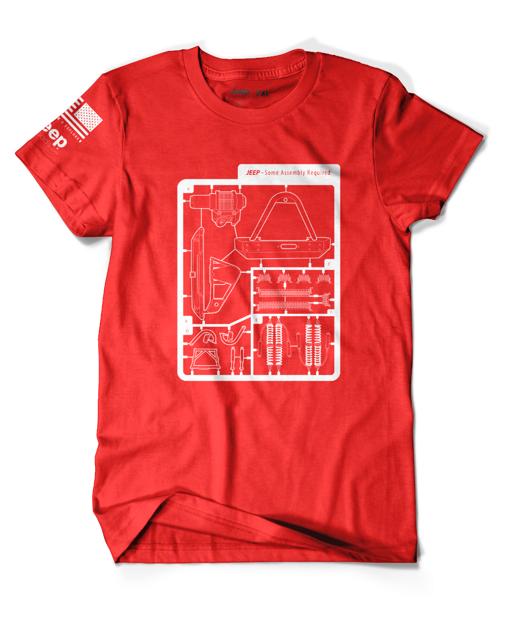 Red Some Assembly Required T-Shirt