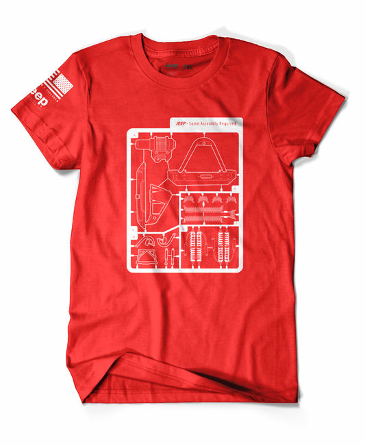 Red Some Assembly Required T-Shirt