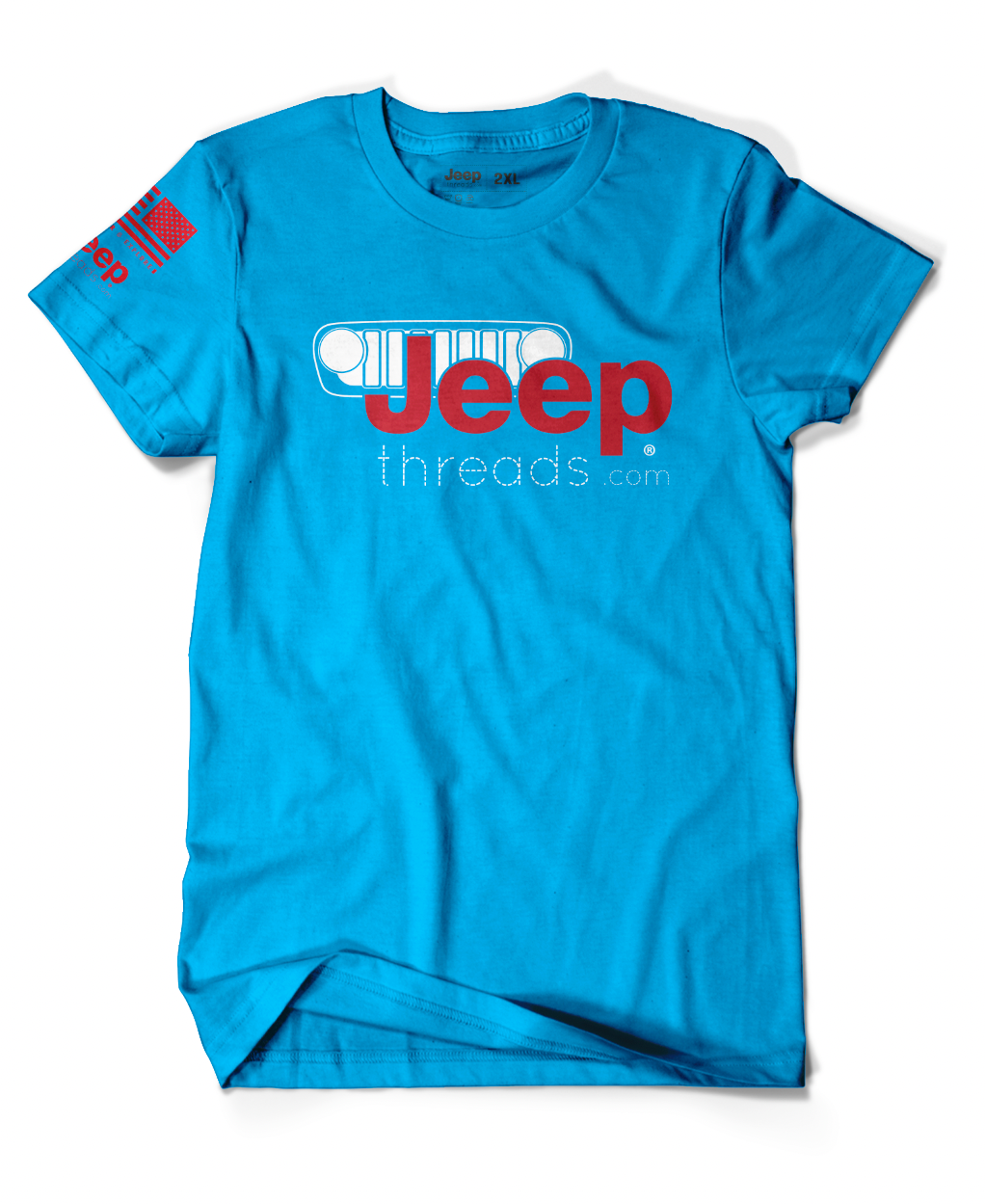 Electric Blue Original Jeep Threads T-Shirt