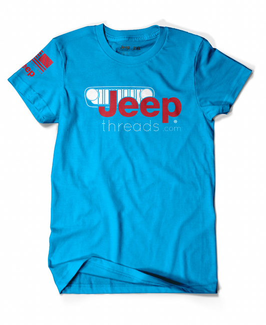 Electric Blue Original Jeep Threads T-Shirt