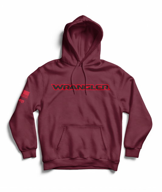 Maroon Wrangler Hoodie