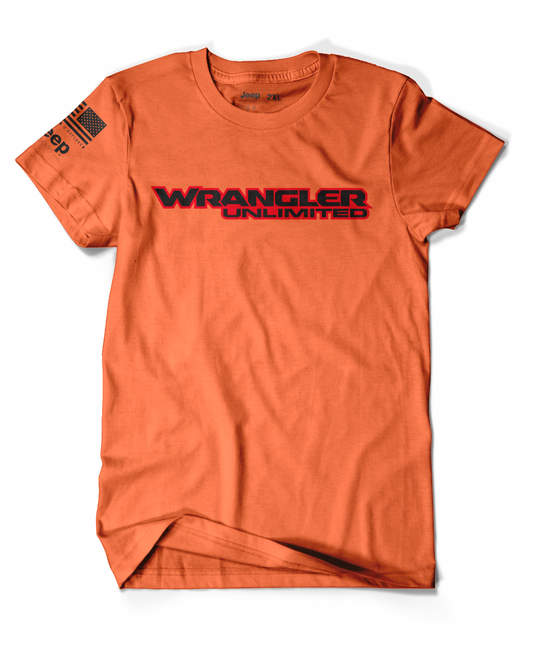 Orange Wrangler Unlimited T-Shirt