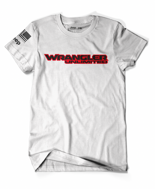 White Wrangler Unlimited T-Shirt