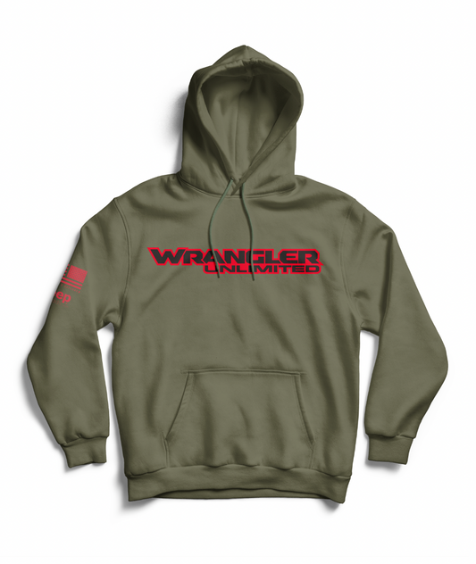 Army Green Wrangler Unlimited Hoodie