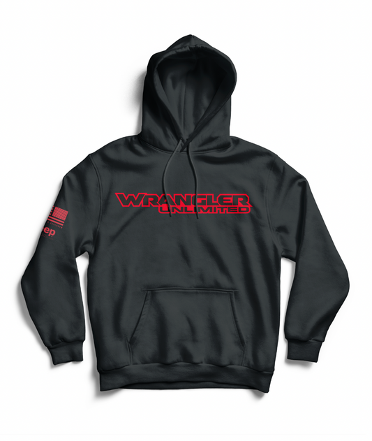 Black Wrangler Unlimited Hoodie