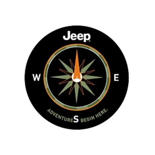 Mopar 82210883AB Adventure Begins Here Compass Tire Cover